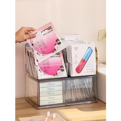 Desk drawer mask Japanese cosmetics yakeli students receive a case toilet dresser shelf