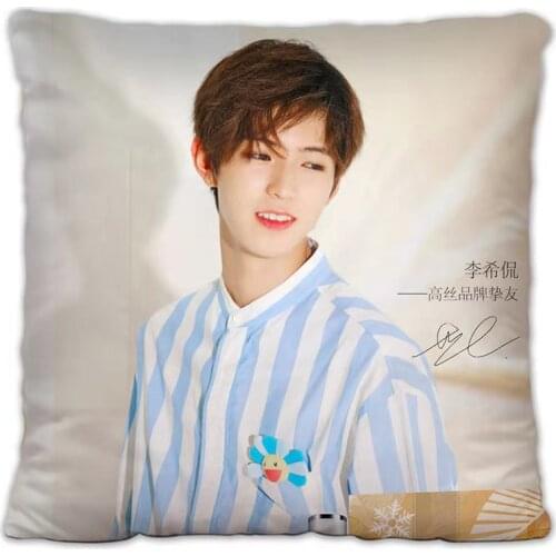Li Xikan Pillowcase Pretty Scholar Yu Lexuan Same Paragraph Star Photo Poster Cushion Cover Star Surrounding Souvenir Cheer Call