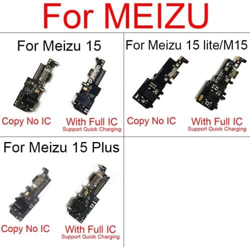 Usb Charger Jack Prot Board For Meizu 15 Lite M15 Chargring Dock Board For Meizu 15 M881H/15 Plus 15+ M891H Replacement Parts