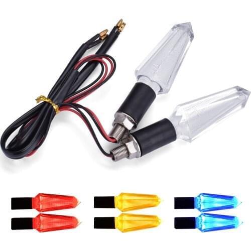 Motorcycle Shell Transparent LED Turn Signal Lights Indicator Flasher For DUCATI Monster M600 M620 M750 M900 Scranbler 1100