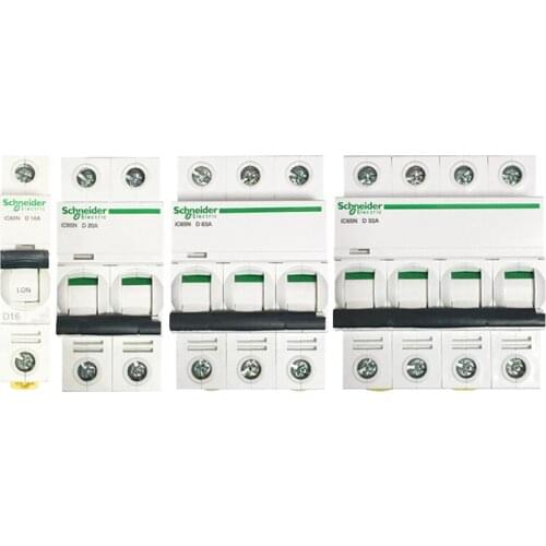 Schneider Circuit breaker Air switch IC65N C25 1P+N C20A 2P 3P C25A 3P C63A 4P 1A 2A 4A 6A 10A 16A 20A 25A 32A 40A 50A 63A