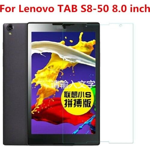 Tempered Glass For Lenovo Tab S8-50 S8-50F S8-50L S8-50LC 8.0 inch Tablet Screen Protector Protective Film Guard