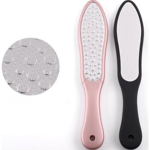 1Pcs 26.5X5.2X1.5cm Double Side Stainless Steel Foot Rasp Callus Dead Skin Remover Exfoliating Pedicure Hand Manual Foot File