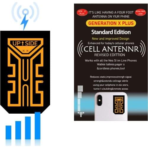 EDC Portable Antenna Stickers Generation For Outdoor Camping 1Pc Cell Phone Signal Enhancement Sticker Signal Amplifier Booster