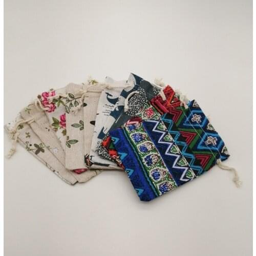 15pcs Drawstring Cotton Bag Reusable Cotton Vegetable Bags Storage Jewelry Display Bags Cotton Pouch Bag Cotton Drawstring Bags