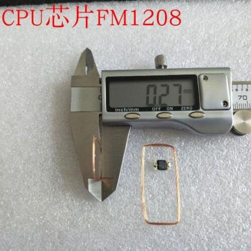 37*17*0.27mm 13.56MHz FM1208 COB and antenna IC tags 10pcs/Lot CPU FM1208/7+1