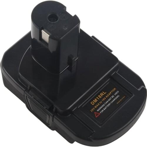 Dm18Rl Lithium Battery Convertor Adapter For Ryobi 20V/18V P108 Abp1801 Li-Ion Battery