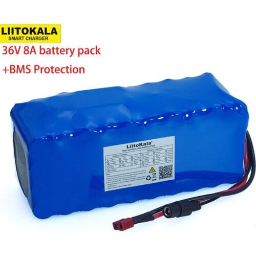 36V 8Ah 10S4P 500w 18650 Rechargeable battery pack ,modified Bicycles,electric vehicle 36V Protection with BMS backup power
