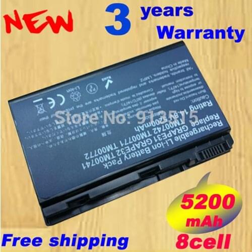 8Cell 14.8V Laptop Battery for Acer TM00741 TM00742 TM00751 GRAPE32 GRAPE34 Extensa 5210 5220 5620Z 5235 5620G 5630 5620Z 5630G