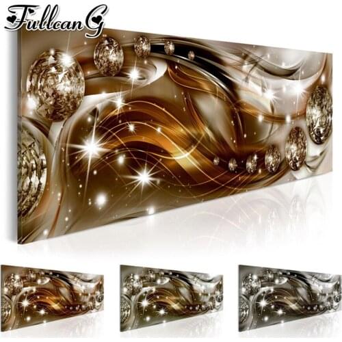 FULLCANG full square round drill large diy diamond painting abstract lines curves 5d mosaic embroidery sale home decor FC1964