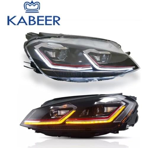 VW automotive led lamps manufacturers for golf 7 modified headlight