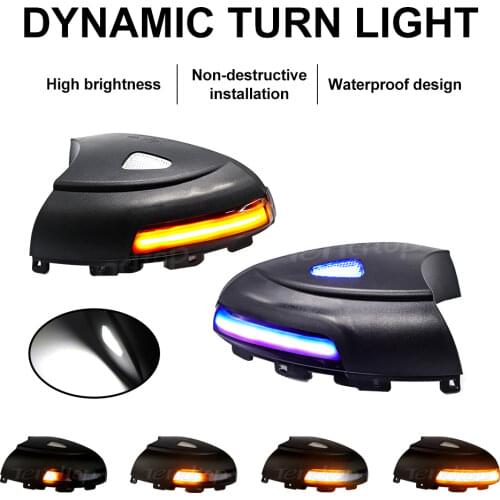Dynamic Blinker LED Turn Signal Light Side Mirror Indicator Sequential For Volkswagen Tiguan MK1 2008-2016 SUPERB
