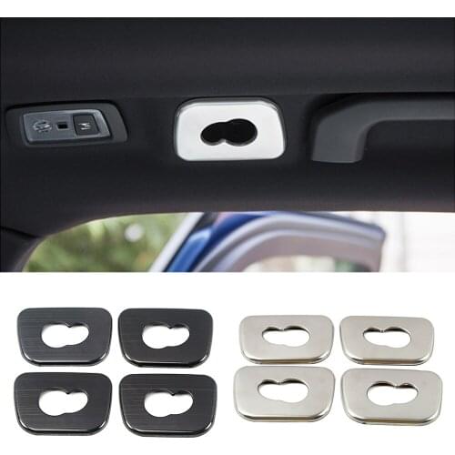 For Volvo XC60 2018 2019 2020 Roof Hook Frame Cover Trim Stainless Steel Auto Accessories Decoration Sticker