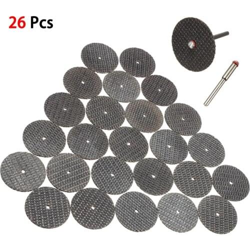 Double mesh cutting disc 26PC metal cutting disc, used for circular saw blade cutting of Dremel grinder rotary tool