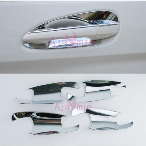 Chrome Car Door Handle Cover Bowl Insert Trim Panel Frame 2012 2013 2014 2015 2016 2017 For Mercedes Benz GLE Accessories