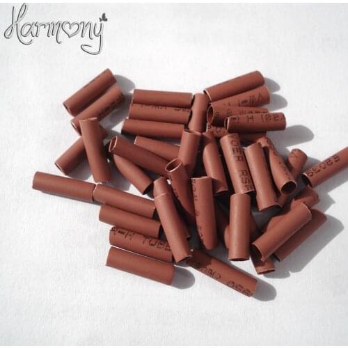 Hot selling!! 1000 pcs/lot Brown color Hair Extension HEAT Shrink Links shrinkable tubes for I tip 3028*12mm