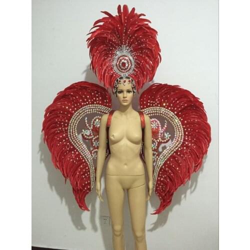 Lo spettacolo di danza copricapo di piume di accessori di abbigliamento La FESTA La Maschera IL Festival
