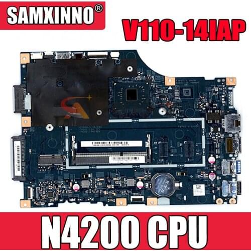 New MB For Lenovo V110-14IAP Laptop motherboard with N4200 CPU FRU: 5B20M44688 15270-1 motherboard DDR3 100% tested fully work