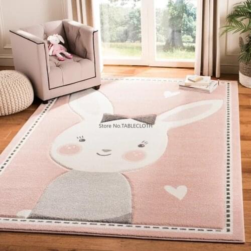 Cute Home Childrens Room Floor Mats Bedroom Can Sit and Sleep Thick Bedside Blanket Bedroom Room Children Living Room Carpet