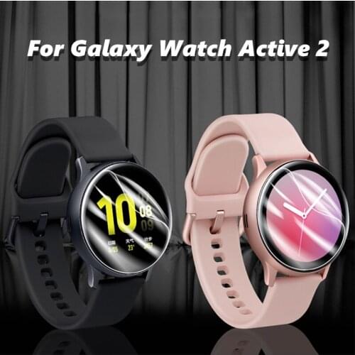 Soft Screen Protector for Samsung Galaxy Watch Active 2 Anti-scratch TPU Hydrogel Film 40mm 44mm Active2 Smartwatch Accessories