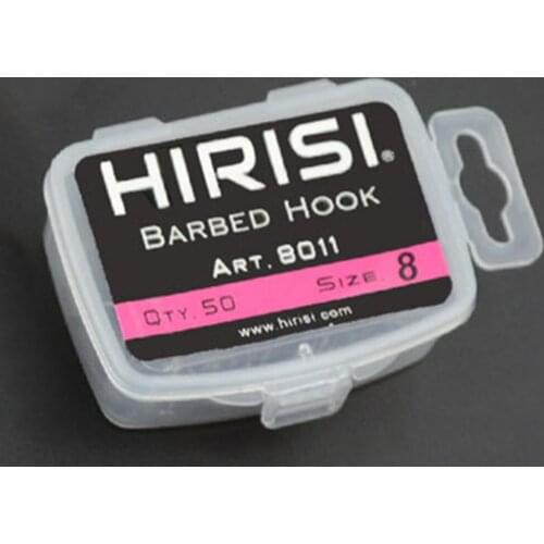 Professional Fish Hooks Set Tackle Terminal 50pcs Curve Shank Hair Rigs