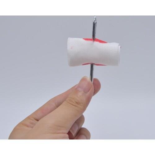 NEW Prank Maker Trick Fun Novelty Funny Joke Toy Fake Nail Through Finger Trick Halloween Kids Children Gags Practical Jokes 1PC