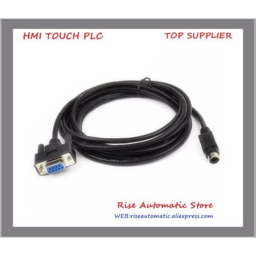 New Compatible DVPCAB215 PLC Cable COM1 RS232 Interface Programming Cable For PLC Replacement Of DVP-CAB215