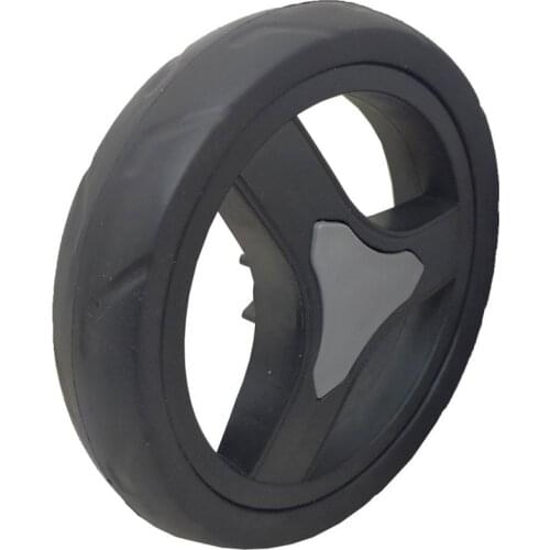 Plug In Market Car Wheel Snap On Baby Stroller Wheel BLACK
