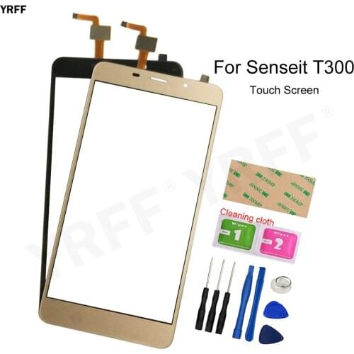 Touch Screens For Senseit T300 Front Glass Lens Sensor Digitizer Touch Panel Sensor Replacement Parts