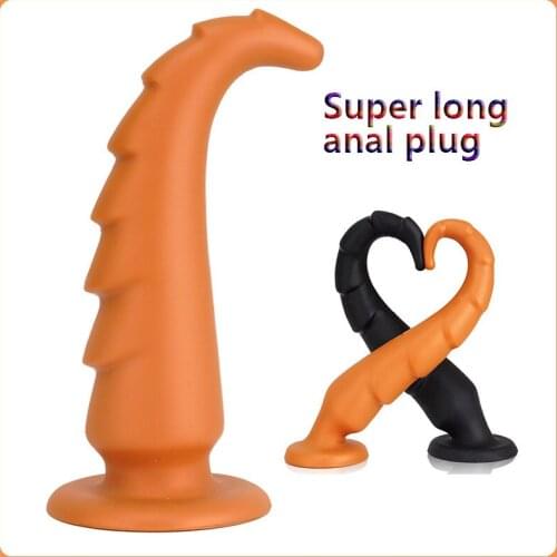 Super Long Silicone Big Butt Plug Large Dildo G spot Masturbation Huge Anal Plug Adult Sex Toy For Woman Man Gay Sex products 18