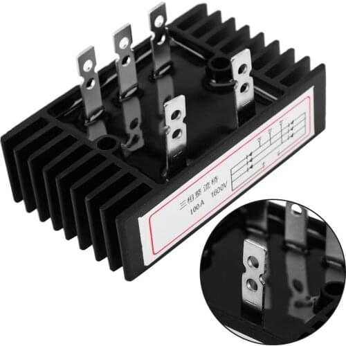 SQL100A 1600V Three Phase Diode Generator Diode Rectifier Bridge Bridge Rectifier AC to DC Kits For Generator