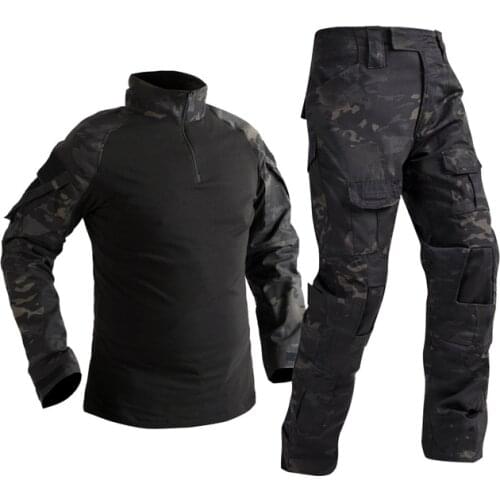 Military Tactical Uniform Quick-drying Breathable Camouflage Clothes Bomber Jacket Shirt Cargo Pant Suit Combat Assualt Clothing