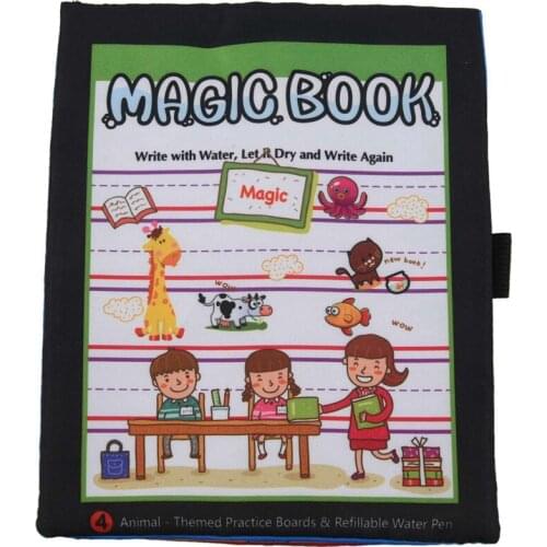 Magic Water Drawing Book, Coloring Book, Doodle Magic Pen Animals Painting