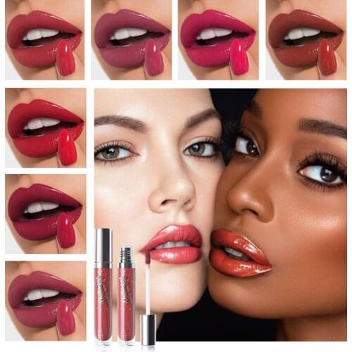 New arrival Mirror Glass Lip Gloss Moisturizing Light Gel No Sticky Shimmer Lipstick Liquid Makeup 12 Color Lipgloss maquiagem