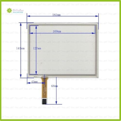 ZhiYuSun XWT259 8inch 4 lins Touch Screen include USB card 183mm*141mm Touch sensor glass Industrial application 183*141