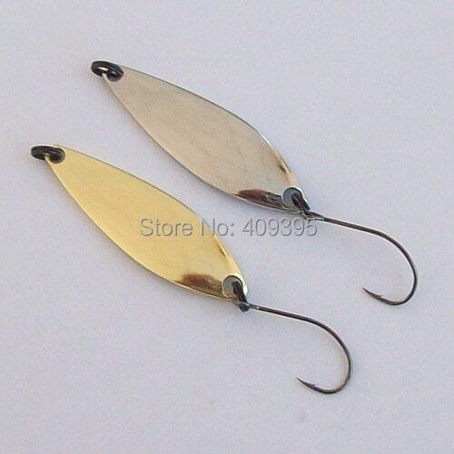 20pcs 3g metal fishing spoon Metal fishing lure Fishing hook with feather Free shipping
