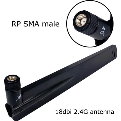 5 pcs 12dbi 4Ghz Antenna RP SMA Male Universal Antennas Amplifier WLAN Router Antenne Connector Booster