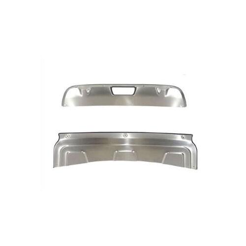 Car-styling Accessories Stainless Steel Rear Bumper Protector Skid Plate For Nissan Qashqai J11 2016 2017 2pcs