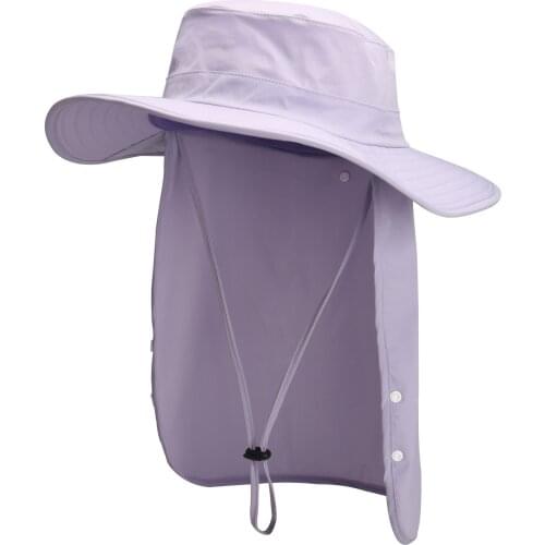 Connectyle Mens Women UPF 50+ Sun Protection Safari Hat Lightweight Quick Dry Adjustable Foldable with Neck Flap Fishing Sun Hat