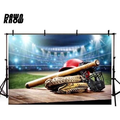 DAWNKNOW Baseball Photography Background Backdrop Photocall Shoot Stadium Children Wedding Photo Studio Customize GY470