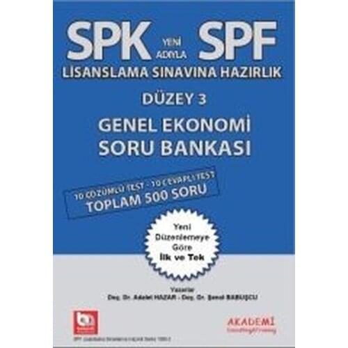 SPF Lisaslama Exams Düzey 3 Overall Economy Question Bank Justice Caspian, Şenol Babuşcu Academy Consulting (TURKISH)