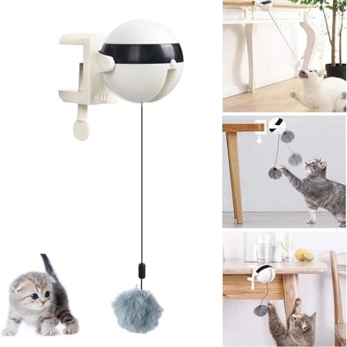 Electric Automatic Lifting Cat Ball Toy Interactive Puzzle Smart Pet Cat Ball Teaser Toys Pet Supply Lifting Balls Electric