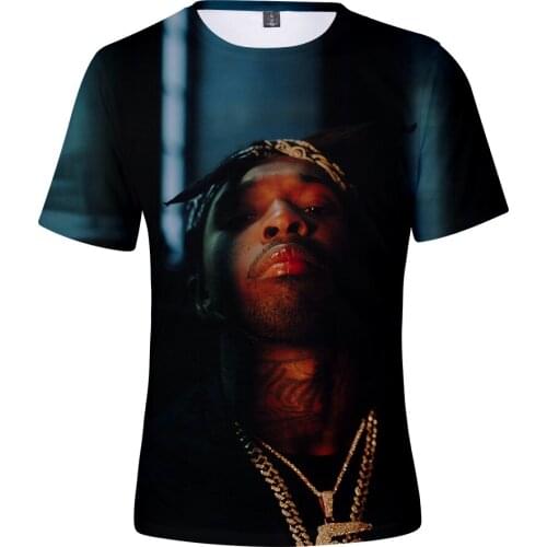 Hot sale Pop Smoke new item 3D printed style 2020 summer cool T-shirt casual O neck tees pop Smoke streetwear Tops Tees