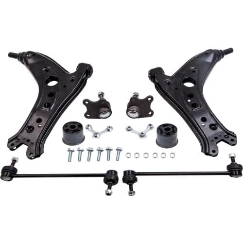 Suspension Wishbone Control Arm Kit For VW Fox Polo 9N Seat Ibiza 4 Skoda Fabia For SEAT : 6Q0407151E For SEAT : 6Q0407151L