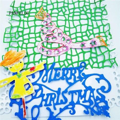 PANFELOU Easter Snowflake scarf metal craft paper die cutting dies Scrapbooking/DIY Easter Halloween Embossing mould cards