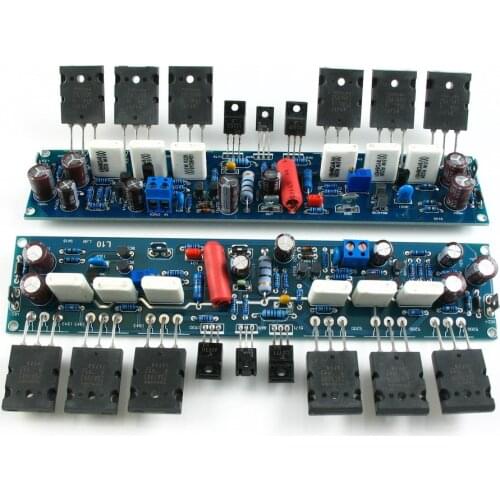 LJM L10 Dual Channel (2pcs) Amplifier Boards Complete 300W+300W Class AB 4R Power Amp diy amplifier kit