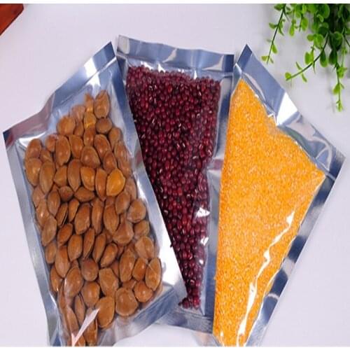 1000pcs 7*10cm 12*17 14*20cm 16*23cm 18*25cm 20*30 24*32cm 26*36 30x40cm Empty aluminum foil bag vacuum preservation plastic bag