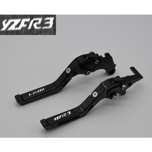 Yang hua CNC Folding&Extending Brake Clutch Levers Levers For Yamaha YZF R3 2014 2015 2016