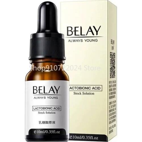 10ml Lactobionic acid Serum ZeroPore Instant Perfection Serum Anti-Aging Wrinkle Lift Firming Whitening Moisturizing Face Cream