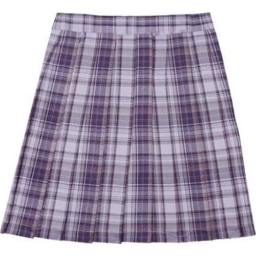 Girls Japanese Summer Pleated Skirt Plaid Skirts Women Dress For JK School Uniform Students Cloths D009